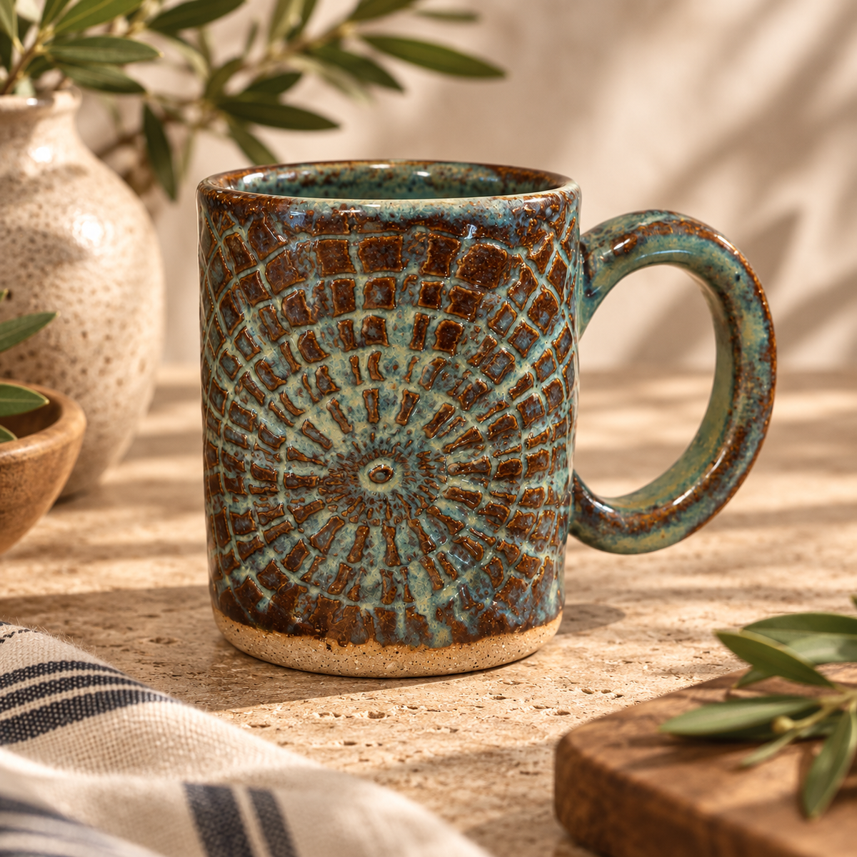 Blue Moss Mug