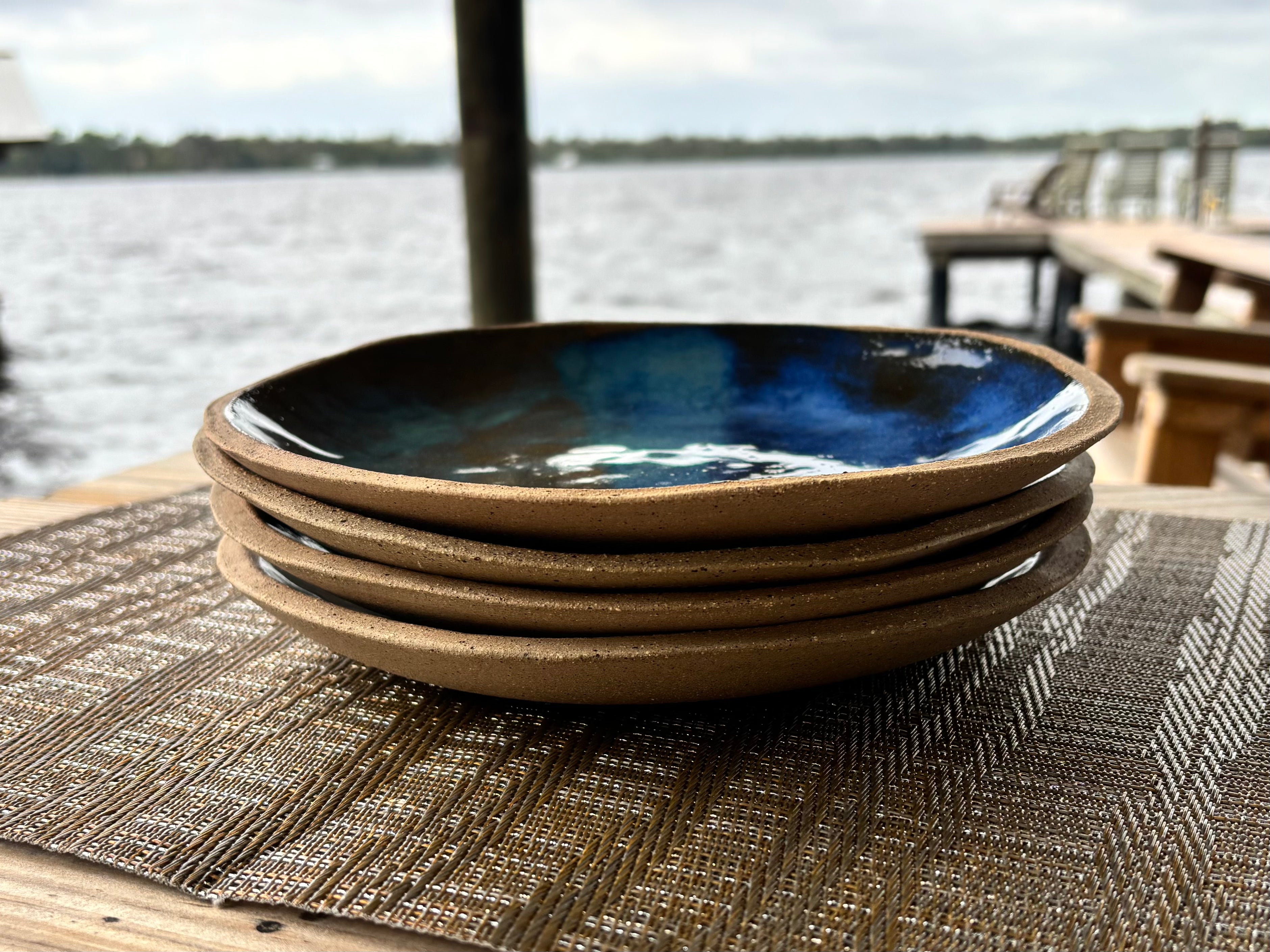 Copper at Sea Plate Set