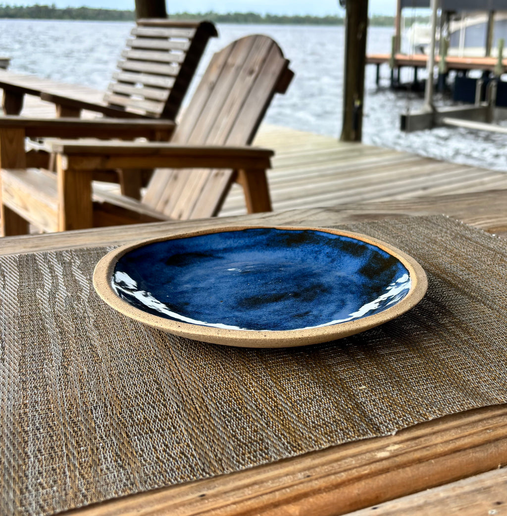 Blue Ocean Plate Set