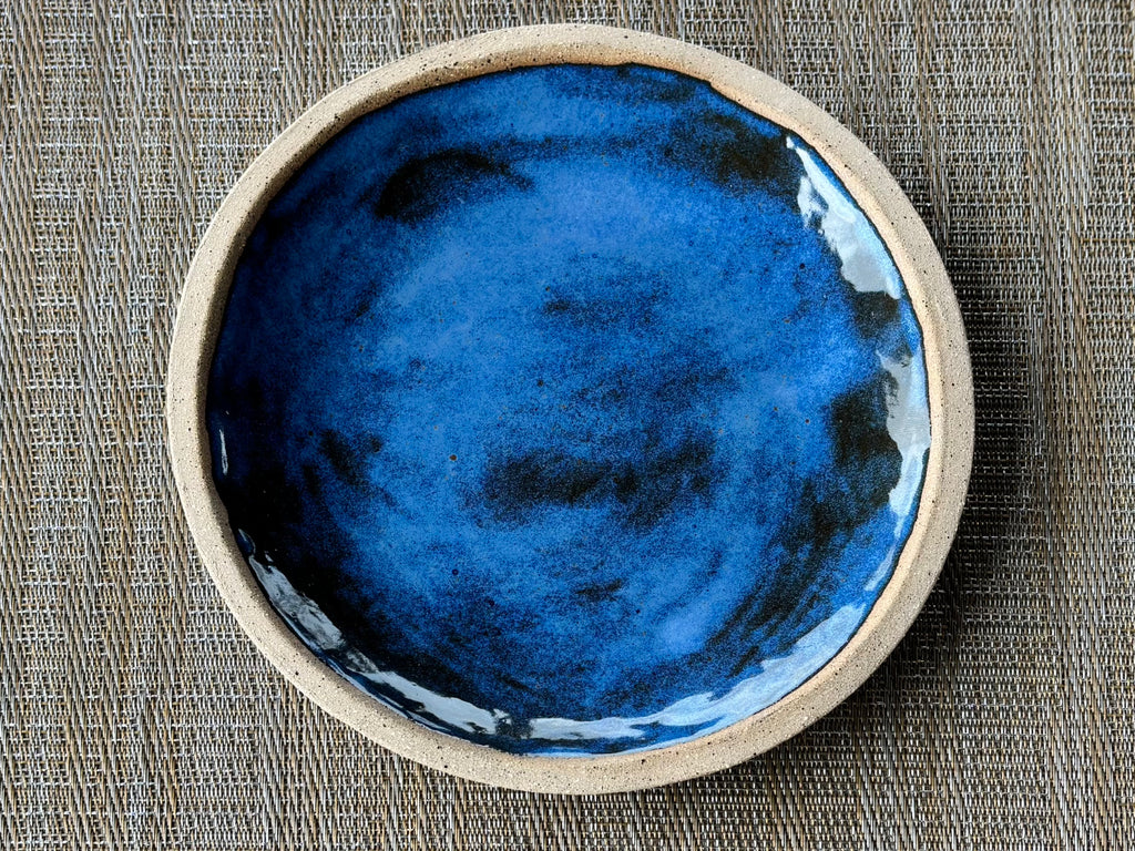 Blue Ocean Plate Set