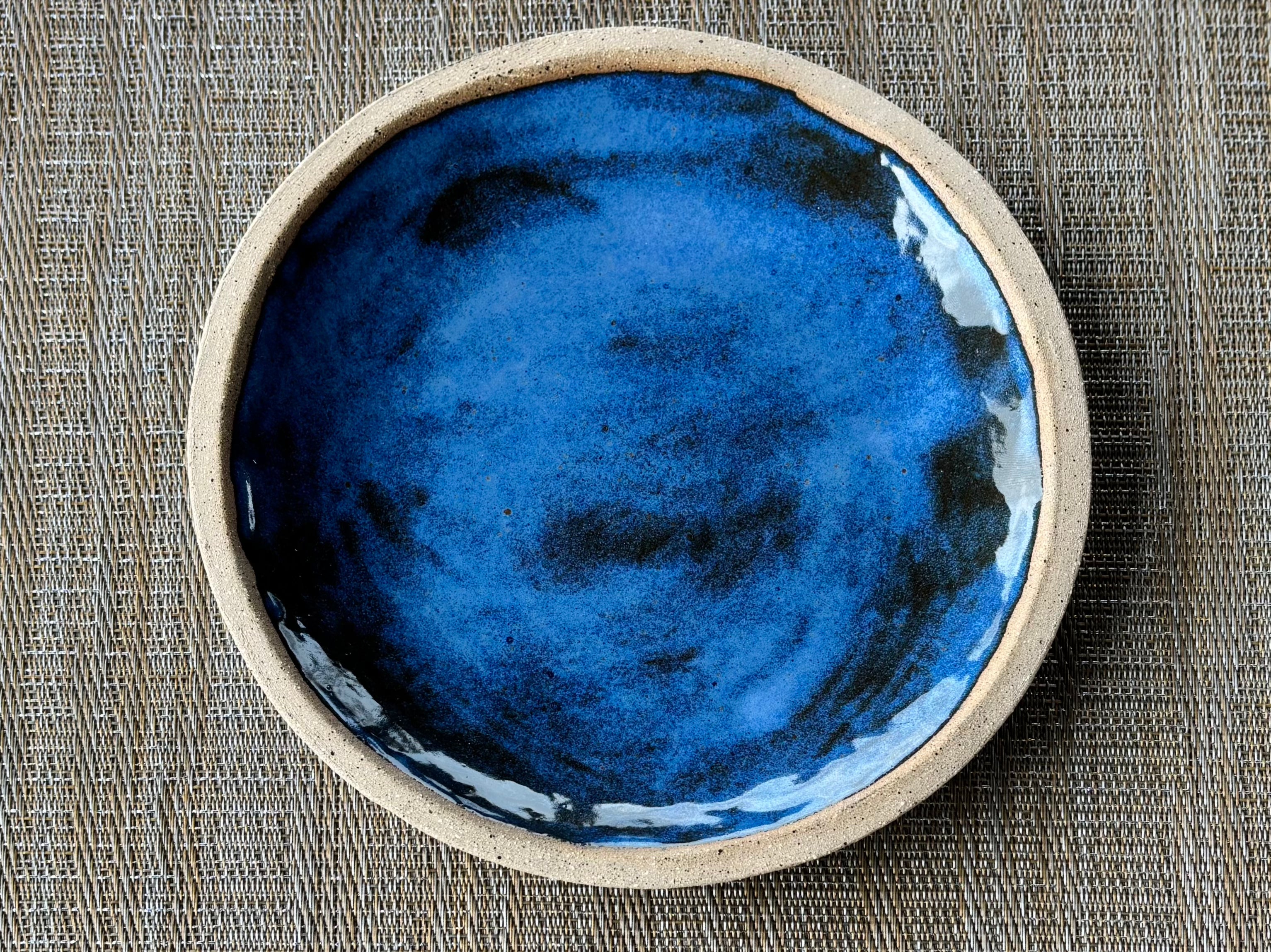Blue Ocean Plate Set