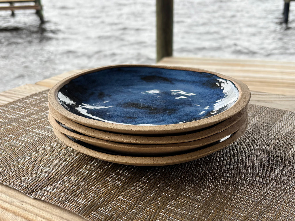 Blue Ocean Plate Set