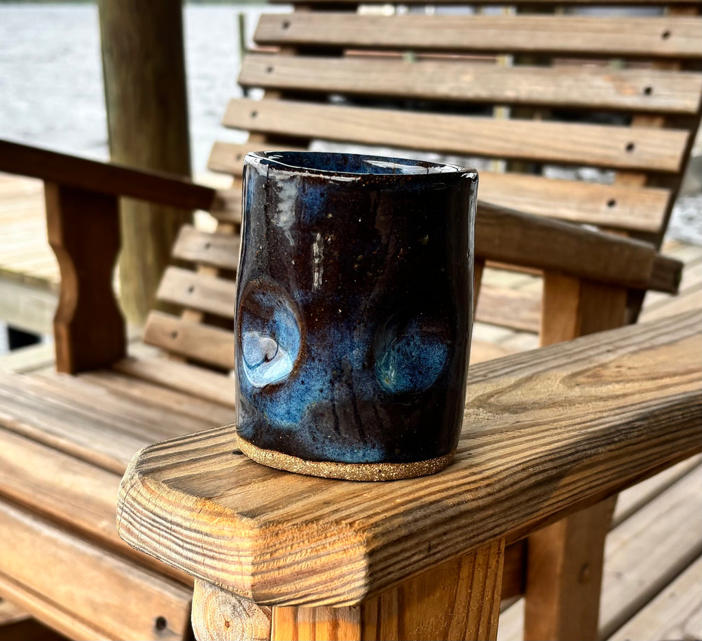 Aurora Blue Dimple Mug (Reimagined)