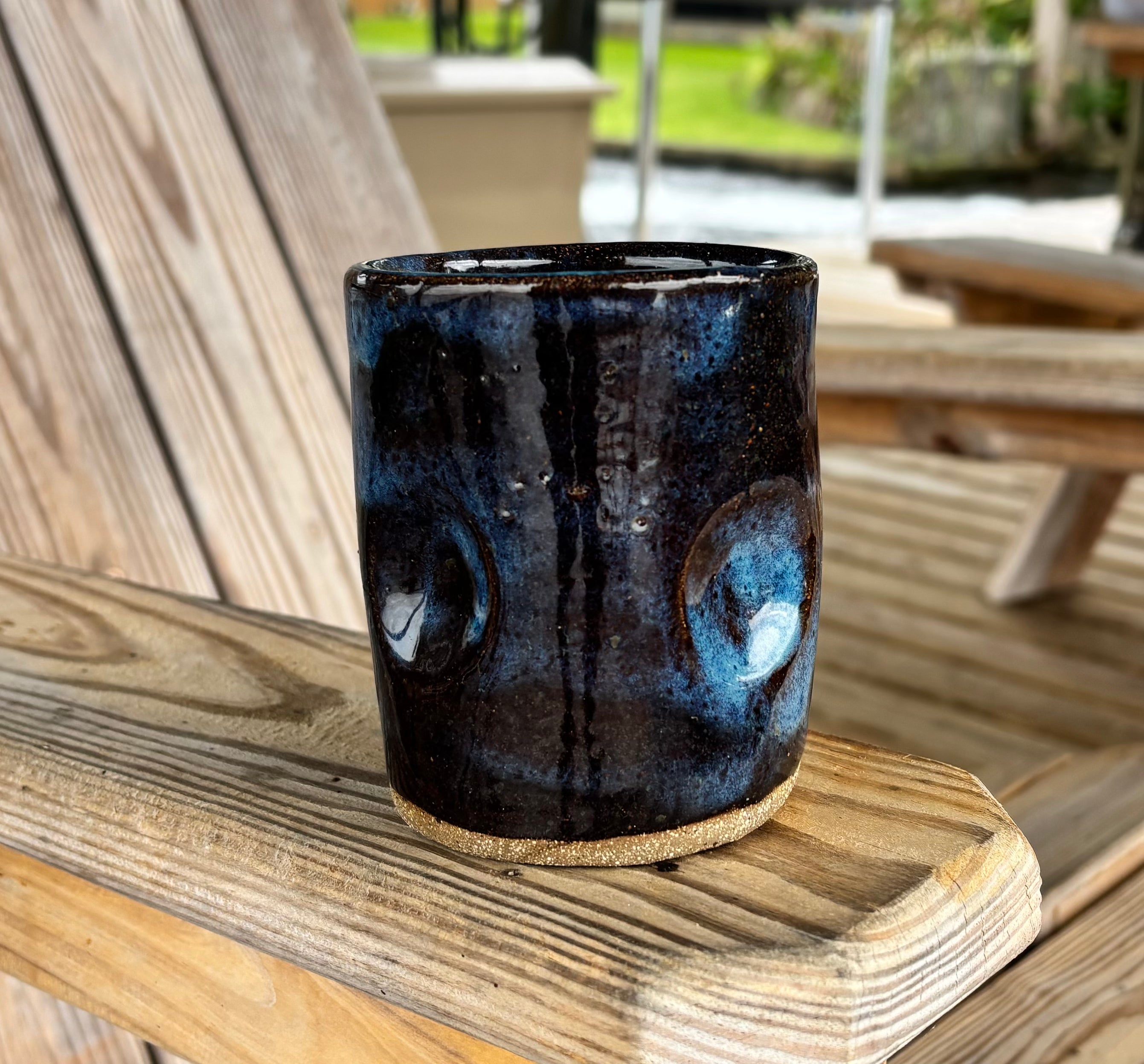 Aurora Blue Dimple Mug (Reimagined)
