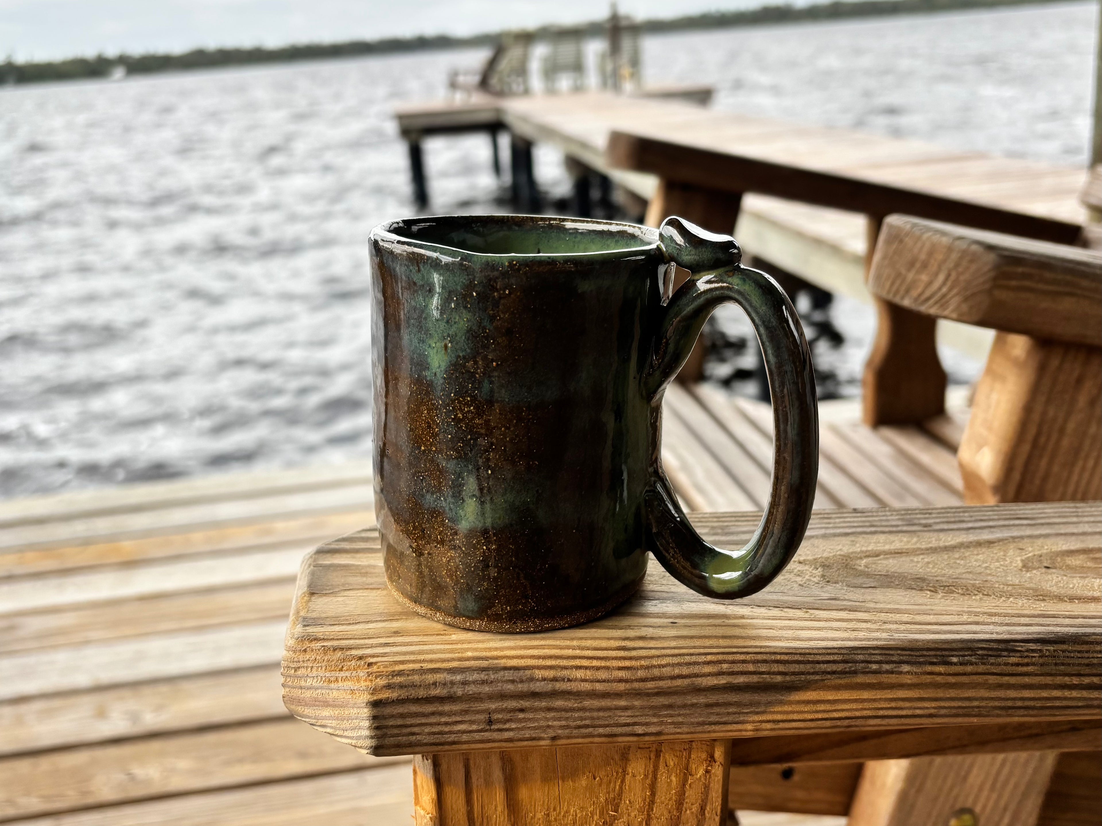 Medieval Moss Button Mug