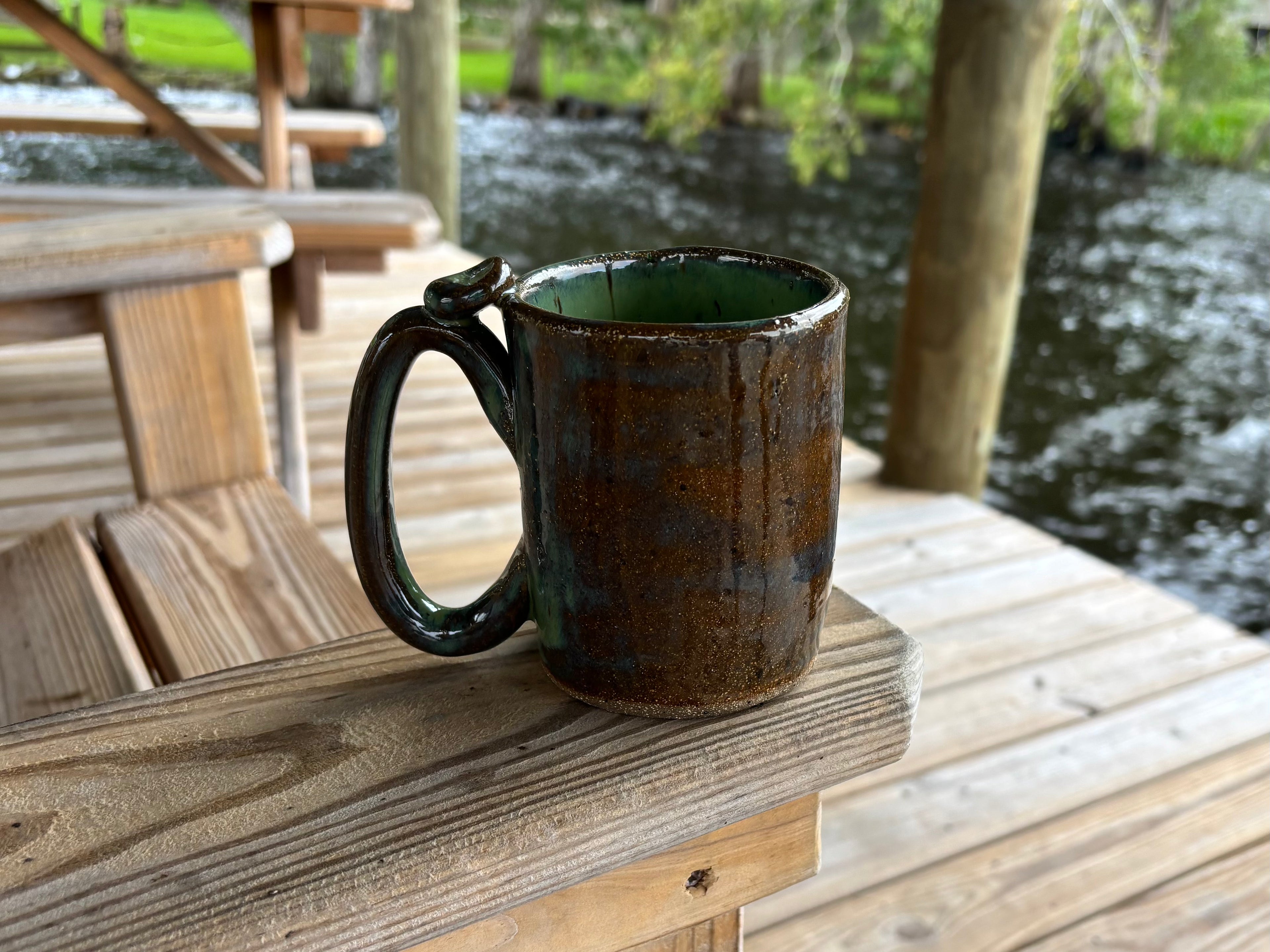 Medieval Moss Button Mug