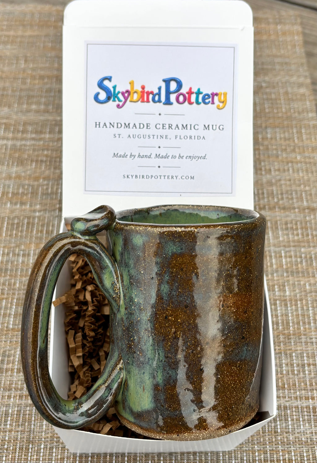 Medieval Moss Button Mug