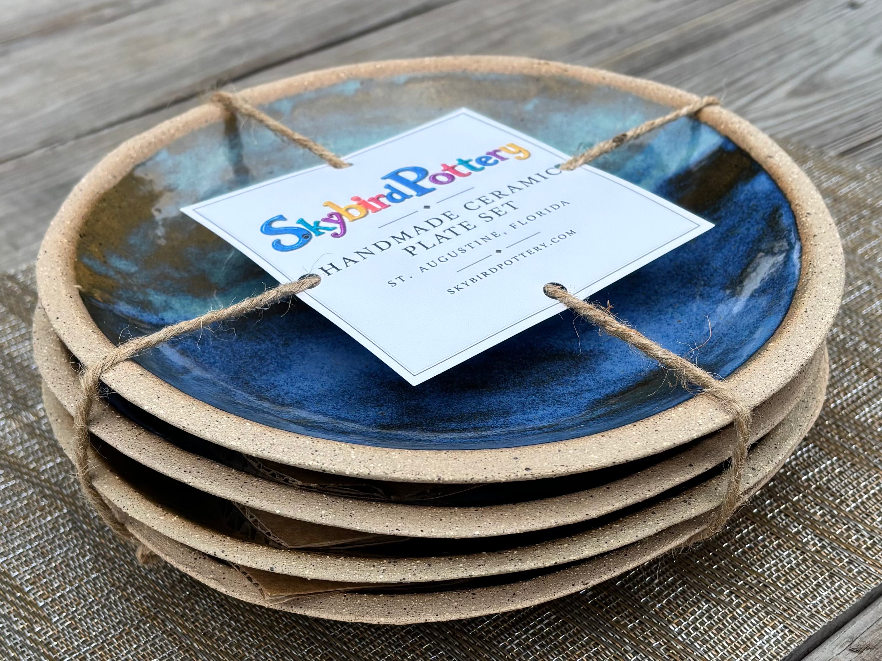 Copper at Sea Plate Set