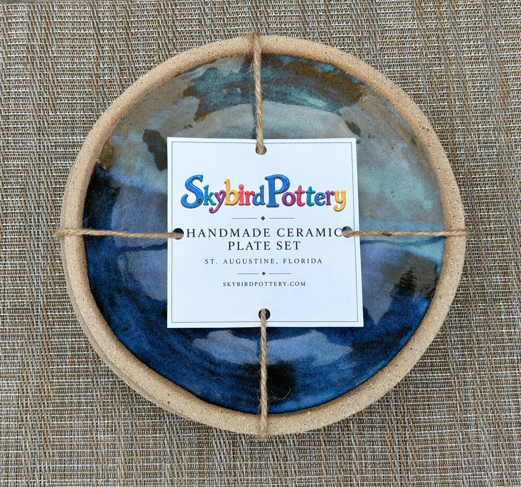 Copper at Sea Plate Set